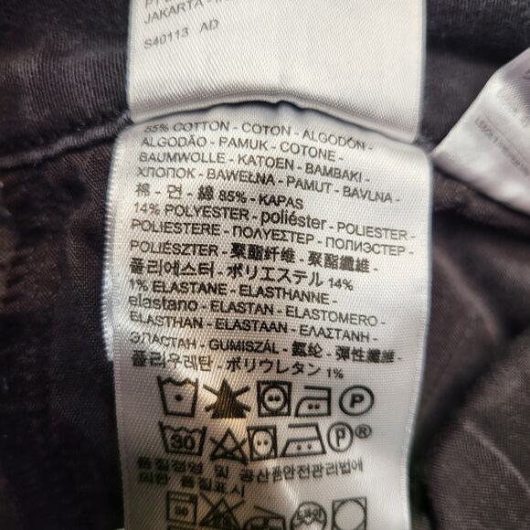 Levis Jeans Womens 6 Black Mid Rise Skinny Distressed Stretch Denim - Picture 4 of 10